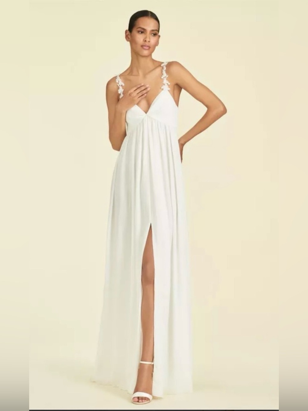 Sachin & Babi Sabrina Gown Off-White New with tags Size 10 ($1095)